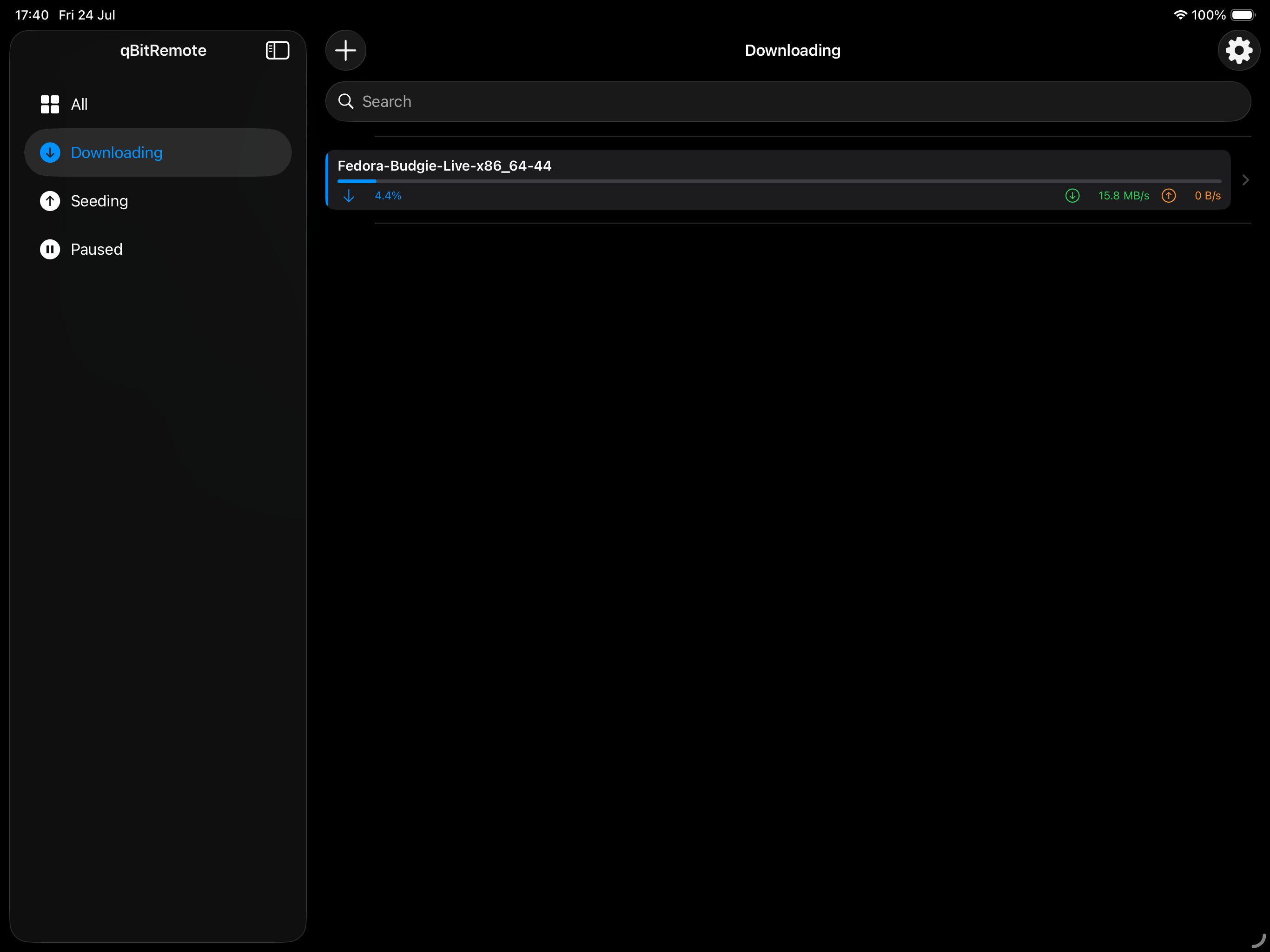 iPad — Downloading